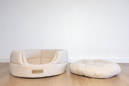CUBBI HAUS Luxury Dog Bed - Beige