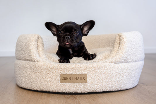 CUBBI HAUS Luxury Dog Bed - Beige
